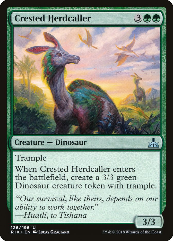 Crested Herdcaller [Rivals of Ixalan] - Magic: The Gathering - Card Brawlers | Quebec | Canada |