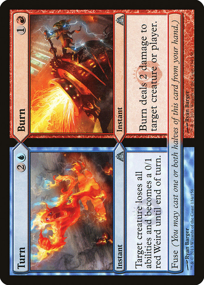 Turn // Burn [Dragon's Maze] - Magic: The Gathering - Card Brawlers | Quebec | Canada |