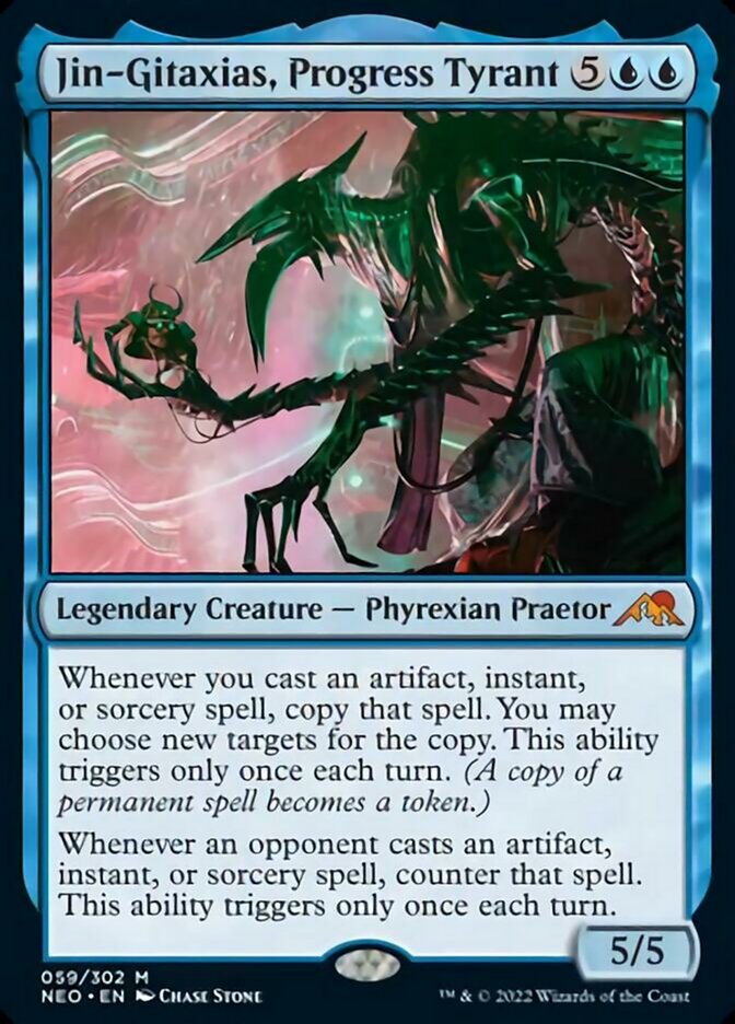 Jin-Gitaxias, Progress Tyrant [Kamigawa: Neon Dynasty] - Magic: The Gathering - Card Brawlers | Quebec | Canada |