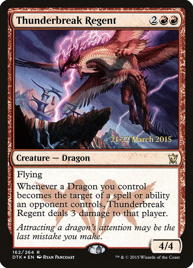 Thunderbreak Regent [Dragons of Tarkir Prerelease Promos] - Magic: The Gathering - Card Brawlers | Quebec | Canada |
