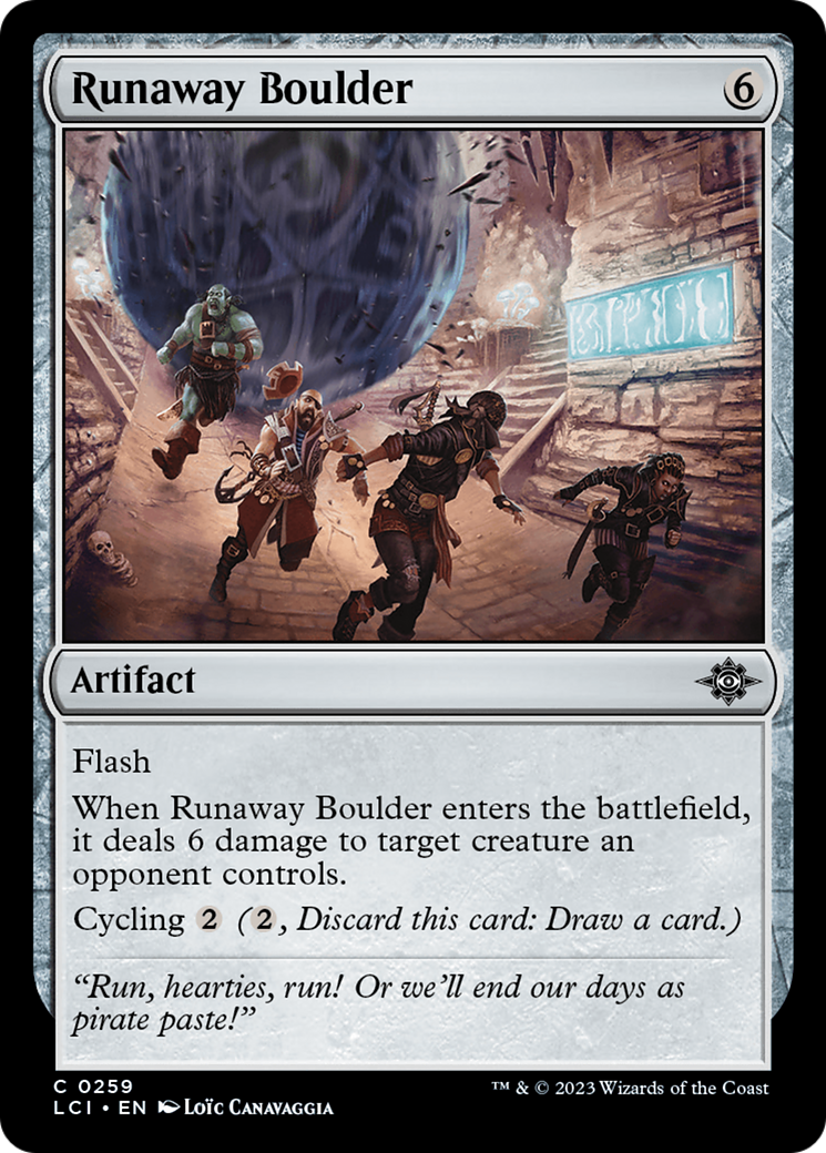 Runaway Boulder [The Lost Caverns of Ixalan] - Magic: The Gathering - Card Brawlers | Quebec | Canada |