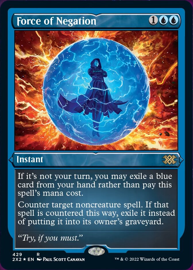 Force of Negation (Foil Etched) [Double Masters 2022] - Magic: The Gathering - Card Brawlers | Quebec | Canada |