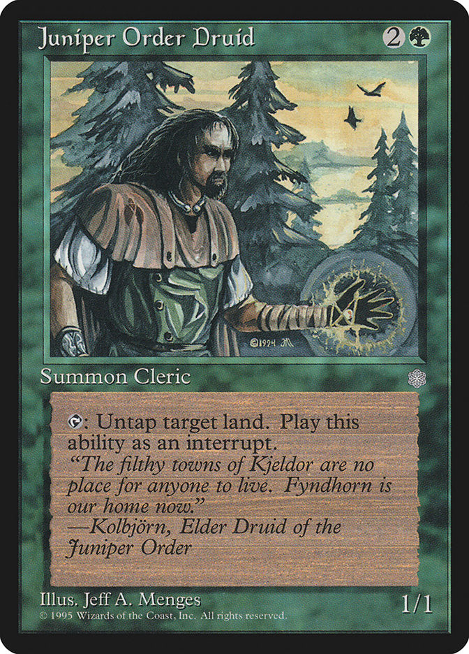 Juniper Order Druid [Ice Age] - Magic: The Gathering - Card Brawlers | Quebec | Canada |