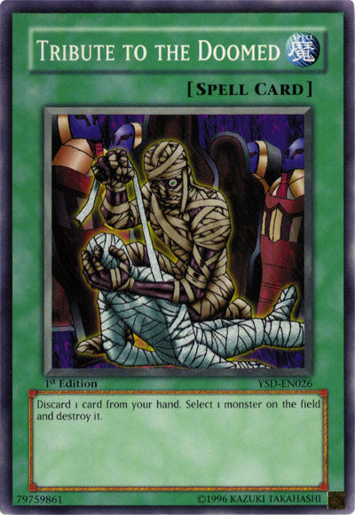Tribute to The Doomed [YSD-EN026] Common - Yu-Gi-Oh! - Card Brawlers | Quebec | Canada |
