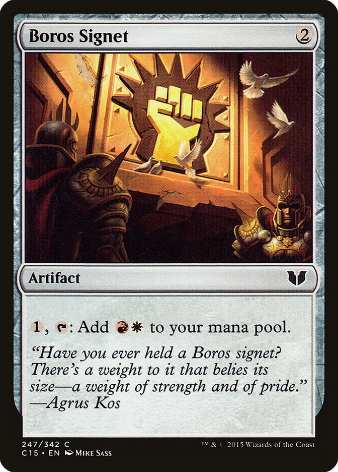 Boros Signet [Commander 2015] - Magic: The Gathering - Card Brawlers | Quebec | Canada |