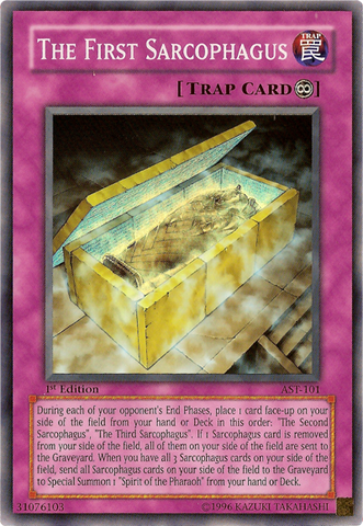 The First Sarcophagus [AST-101] Super Rare - Yu-Gi-Oh! - Card Brawlers | Quebec | Canada |