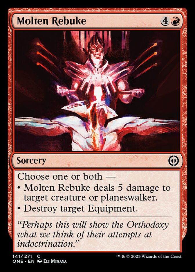 Molten Rebuke [Phyrexia: All Will Be One] - Magic: The Gathering - Card Brawlers | Quebec | Canada |