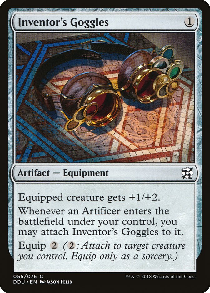 Inventor's Goggles [Duel Decks: Elves vs. Inventors] - Magic: The Gathering - Card Brawlers | Quebec | Canada |