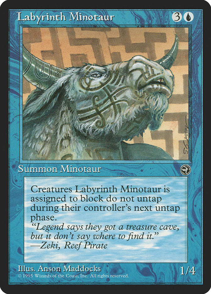 Labyrinth Minotaur (Zeki Flavor Text) [Homelands] - Magic: The Gathering - Card Brawlers | Quebec | Canada |