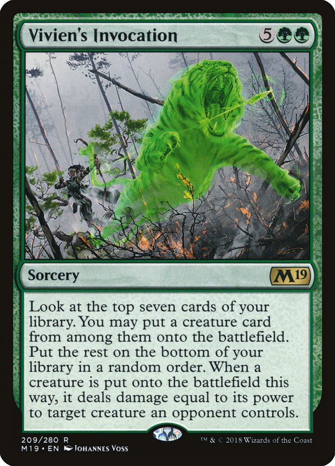 Vivien's Invocation [Core Set 2019] - Magic: The Gathering - Card Brawlers | Quebec | Canada |