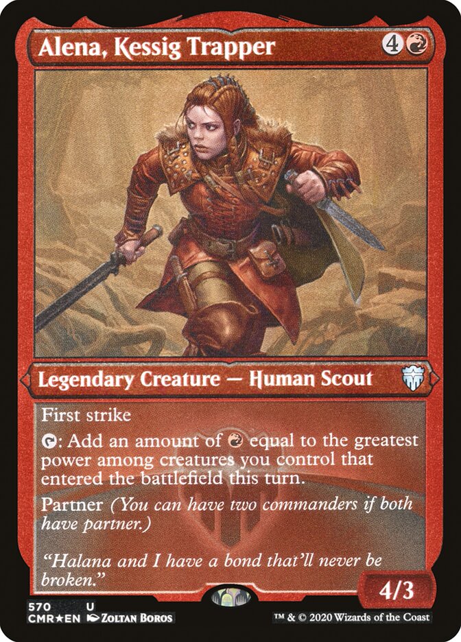 Alena, Kessig Trapper (Foil Etched) [Commander Legends] - Magic: The Gathering - Card Brawlers | Quebec | Canada |