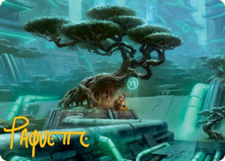 Forest Art Card (Gold-Stamped Signature) [Kamigawa: Neon Dynasty Art Series] - Magic: The Gathering - Card Brawlers | Quebec | Canada |