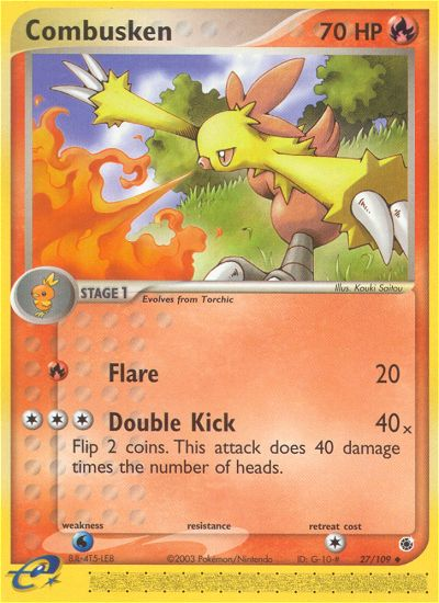 Combusken (27/109) [EX: Ruby & Sapphire] - Pokémon - Card Brawlers | Quebec | Canada |