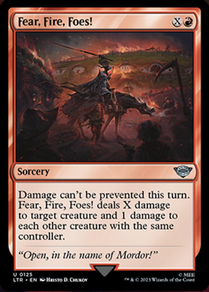 Fear, Fire, Foes! [The Lord of the Rings: Tales of Middle-Earth] - Magic: The Gathering - Card Brawlers | Quebec | Canada |