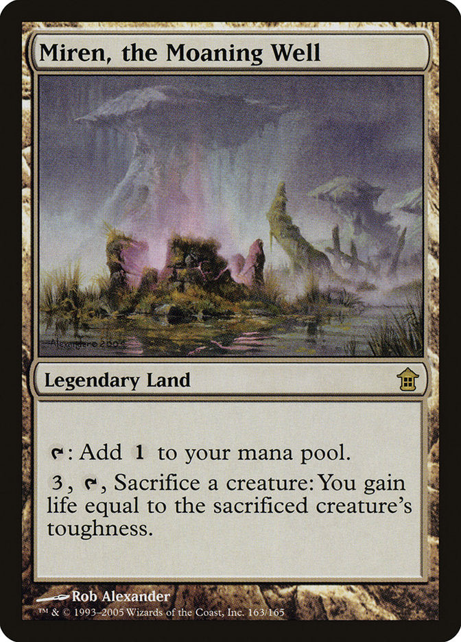 Miren, the Moaning Well [Saviors of Kamigawa] - Magic: The Gathering - Card Brawlers | Quebec | Canada |