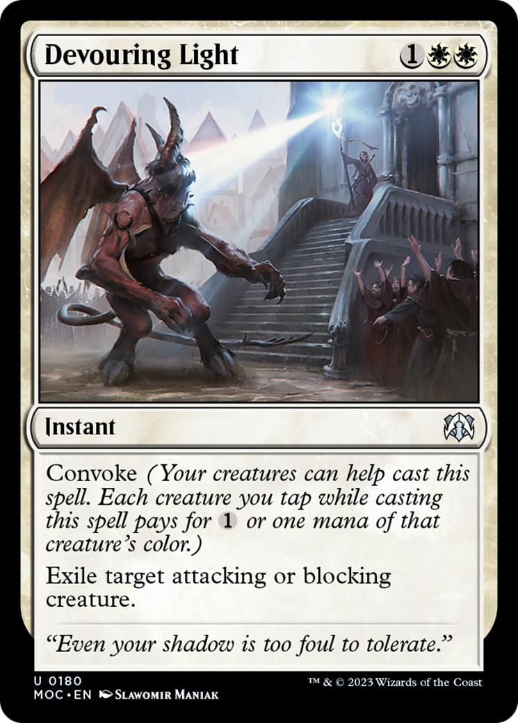 Devouring Light [March of the Machine Commander] - Magic: The Gathering - Card Brawlers | Quebec | Canada |