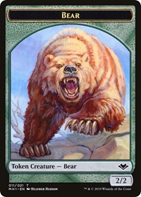 Bear // Spirit Double-Sided Token [Modern Horizons Tokens] - Magic: The Gathering - Card Brawlers | Quebec | Canada |