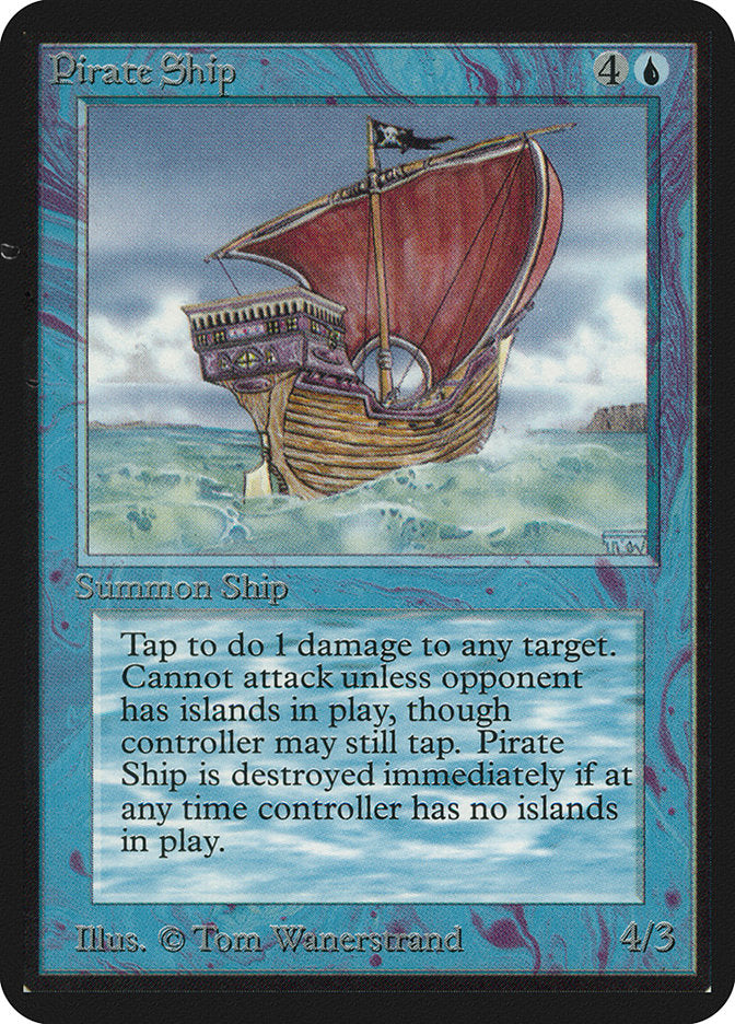 Pirate Ship [Alpha Edition] - Magic: The Gathering - Card Brawlers | Quebec | Canada |