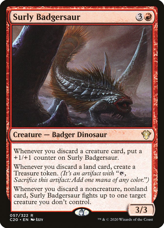 Surly Badgersaur [Commander 2020] - Magic: The Gathering - Card Brawlers | Quebec | Canada |