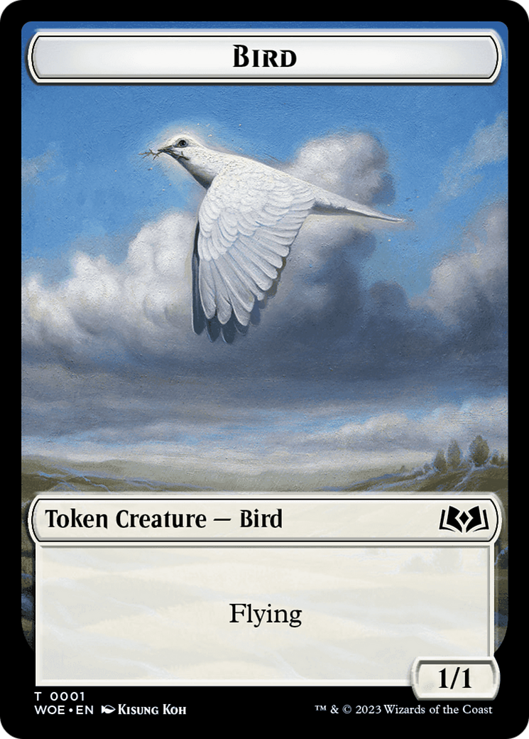 Bird // Food (0010) Double-Sided Token [Wilds of Eldraine Tokens] - Magic: The Gathering - Card Brawlers | Quebec | Canada |