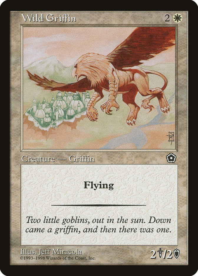 Wild Griffin [Portal Second Age] - Magic: The Gathering - Card Brawlers | Quebec | Canada |