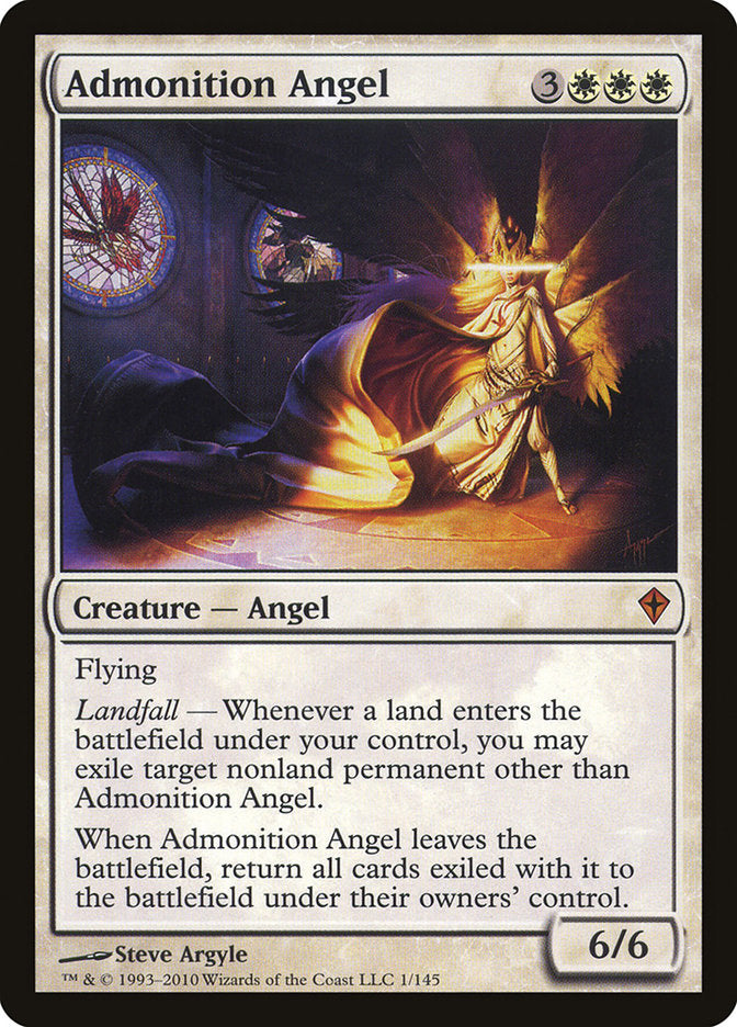 Admonition Angel [Worldwake] - Magic: The Gathering - Card Brawlers | Quebec | Canada |