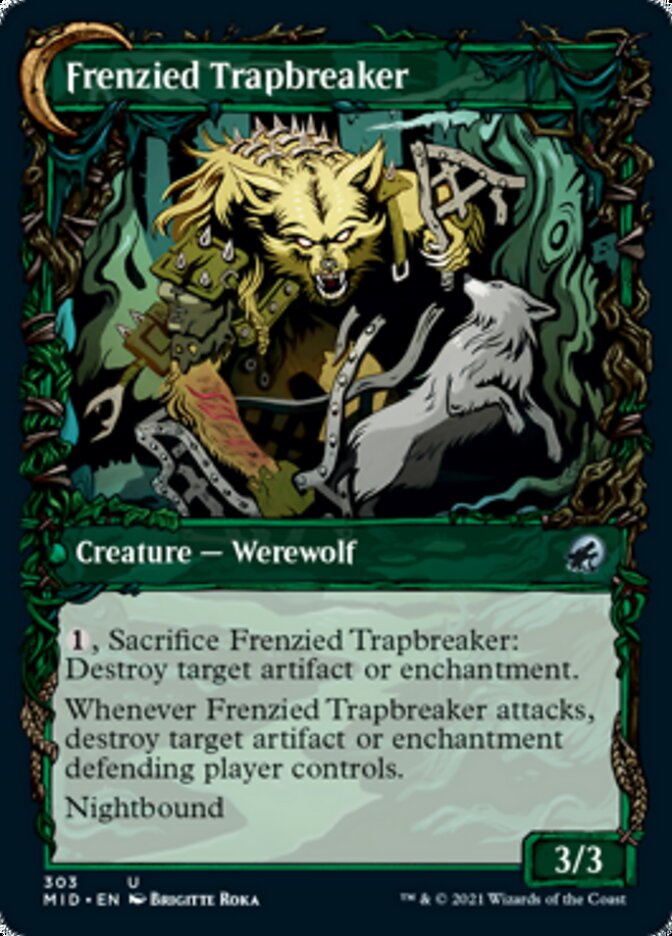 Outland Liberator // Frenzied Trapbreaker (Showcase Equinox) [Innistrad: Midnight Hunt] - Magic: The Gathering - Card Brawlers | Quebec | Canada |