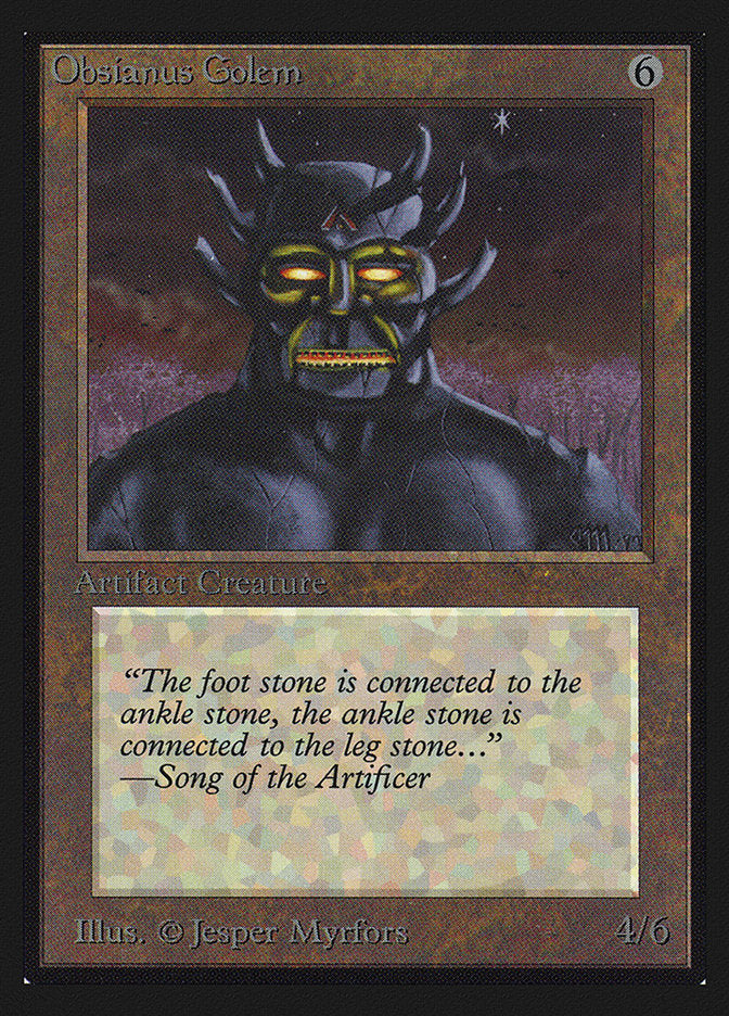 Obsianus Golem [International Collectors' Edition] - Magic: The Gathering - Card Brawlers | Quebec | Canada |