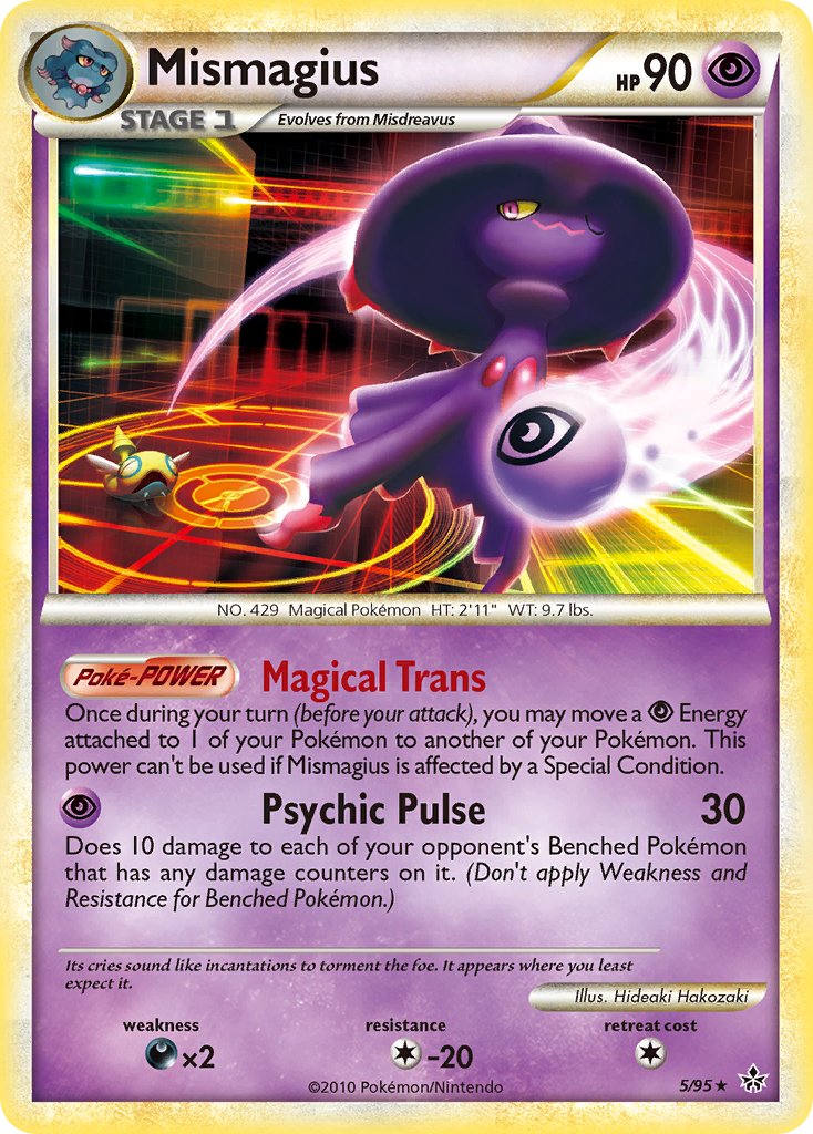 Mismagius (5/95) (Theme Deck Exclusive) [HeartGold & SoulSilver: Unleashed] - Pokémon - Card Brawlers | Quebec | Canada |