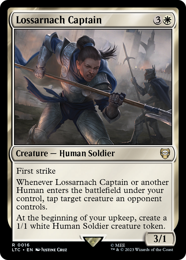 Lossarnach Captain [The Lord of the Rings: Tales of Middle-Earth Commander] - Magic: The Gathering - Card Brawlers | Quebec | Canada |