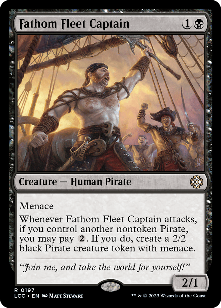 Fathom Fleet Captain [The Lost Caverns of Ixalan Commander] - Magic: The Gathering - Card Brawlers | Quebec | Canada |