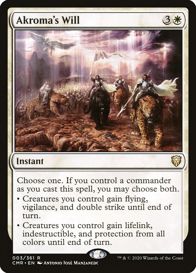 Akroma's Will [Commander Legends] - Magic: The Gathering - Card Brawlers | Quebec | Canada |