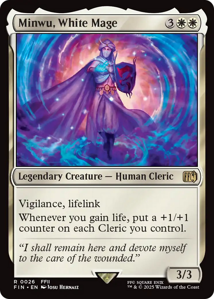 Minwu, White Mage [FINAL FANTASY] - Magic: The Gathering - Card Brawlers | Quebec | Canada |