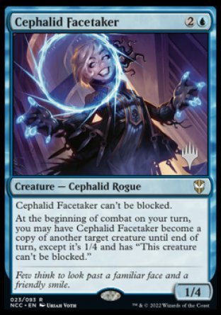 Cephalid Facetaker (Promo Pack) [Streets of New Capenna Commander Promos] - Magic: The Gathering - Card Brawlers | Quebec | Canada |