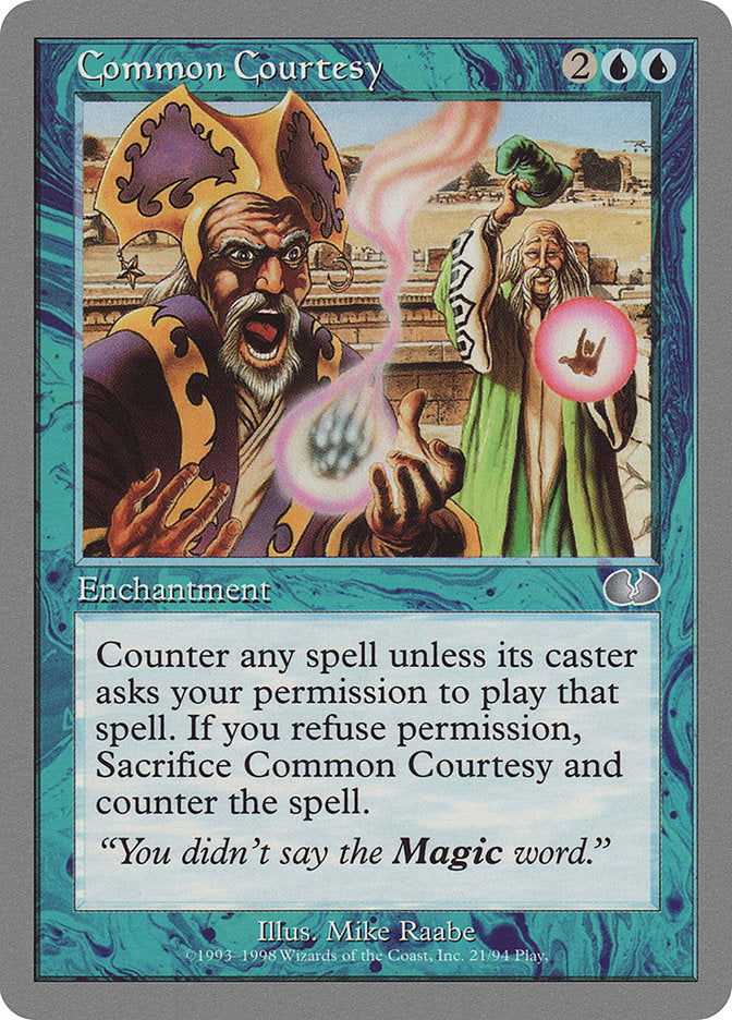 Common Courtesy [Unglued] - Magic: The Gathering - Card Brawlers | Quebec | Canada |