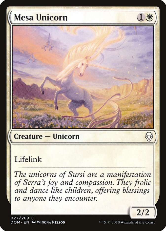 Mesa Unicorn [Dominaria] - Magic: The Gathering - Card Brawlers | Quebec | Canada |