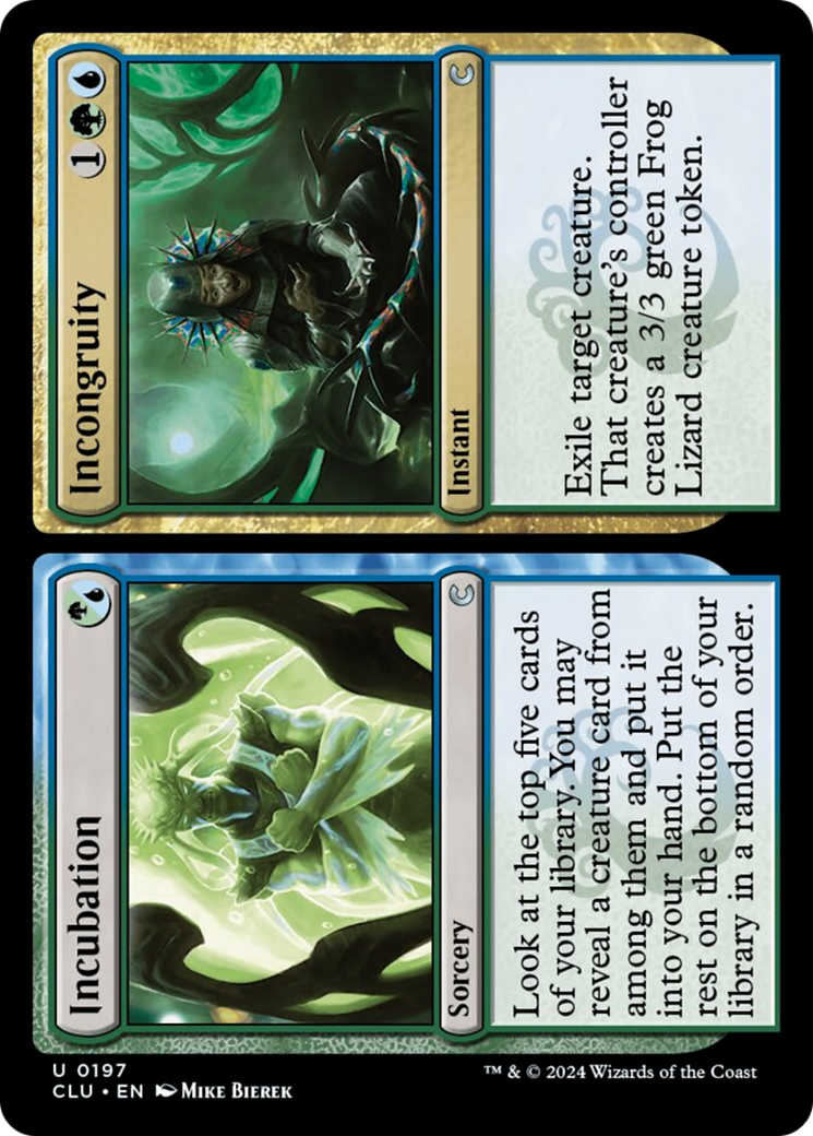 Incubation // Incongruity [Ravnica: Clue Edition] - Magic: The Gathering - Card Brawlers | Quebec | Canada |