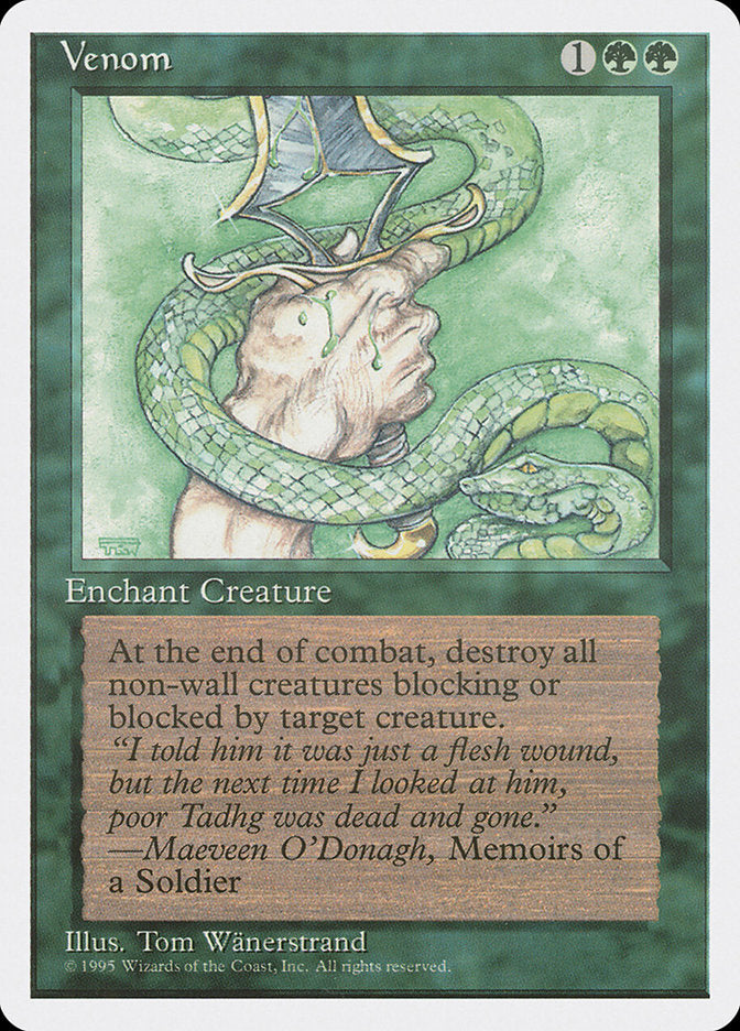 Venom [Fourth Edition] - Magic: The Gathering - Card Brawlers | Quebec | Canada |