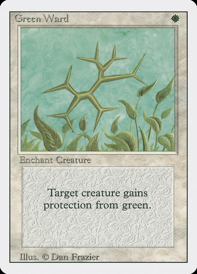 Green Ward [Revised Edition] - Magic: The Gathering - Card Brawlers | Quebec | Canada |