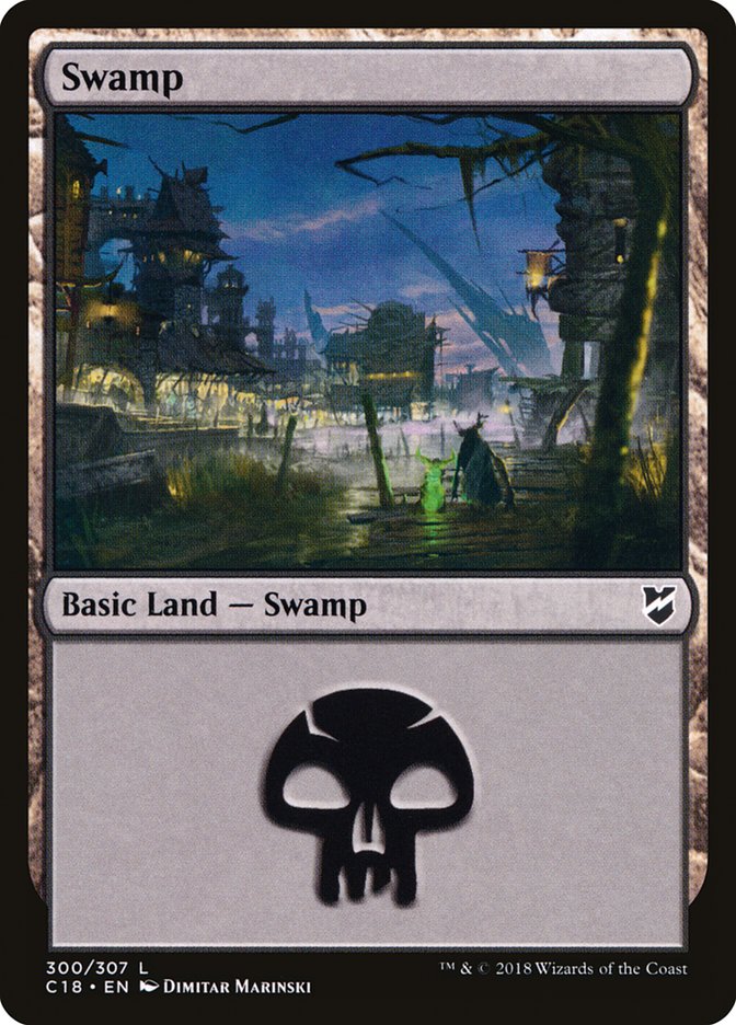 Swamp (300) [Commander 2018] - Magic: The Gathering - Card Brawlers | Quebec | Canada |