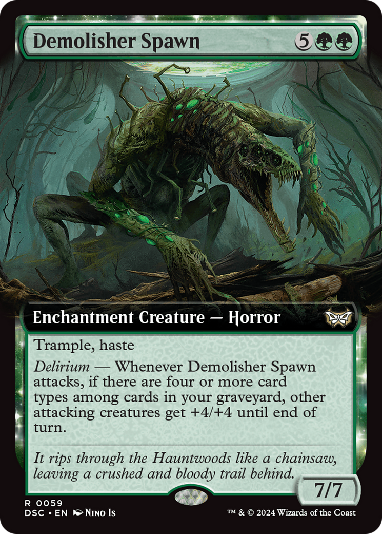 Demolisher Spawn (Extended Art) [Duskmourn: House of Horror Commander] - Magic: The Gathering - Card Brawlers | Quebec | Canada |