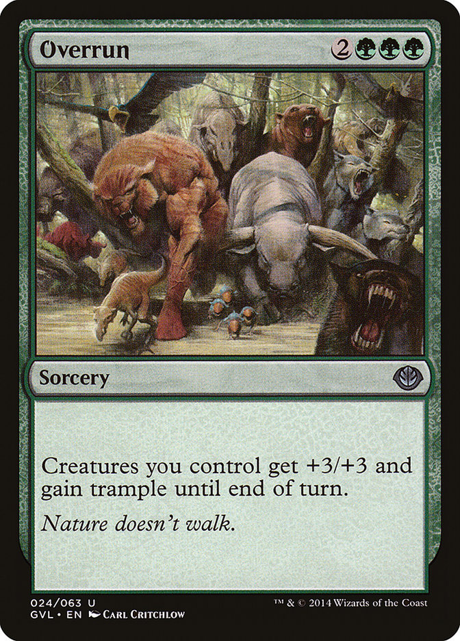 Overrun (Garruk vs. Liliana) [Duel Decks Anthology] - Magic: The Gathering - Card Brawlers | Quebec | Canada |