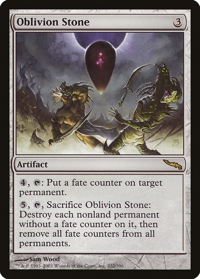 Oblivion Stone [Mirrodin] - Magic: The Gathering - Card Brawlers | Quebec | Canada |