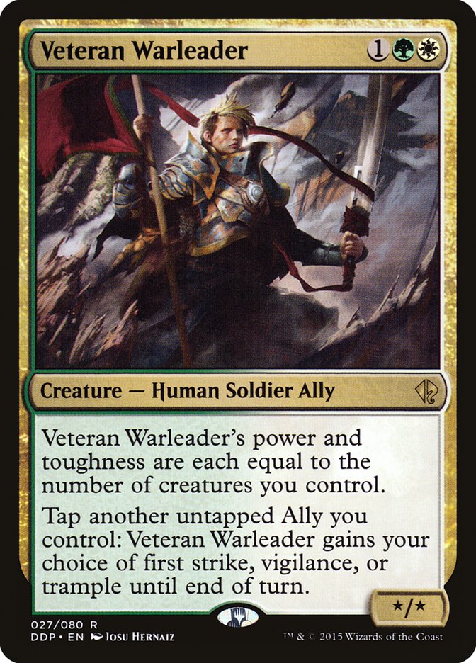 Veteran Warleader [Duel Decks: Zendikar vs. Eldrazi] - Magic: The Gathering - Card Brawlers | Quebec | Canada |