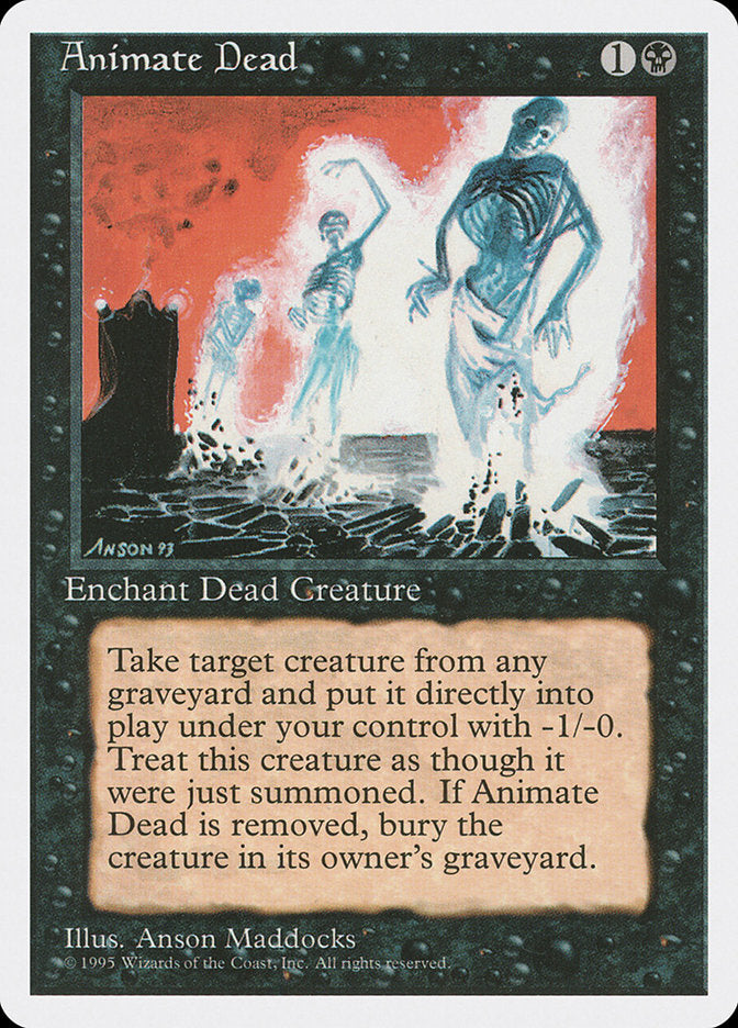 Animate Dead [Fourth Edition] - Magic: The Gathering - Card Brawlers | Quebec | Canada |