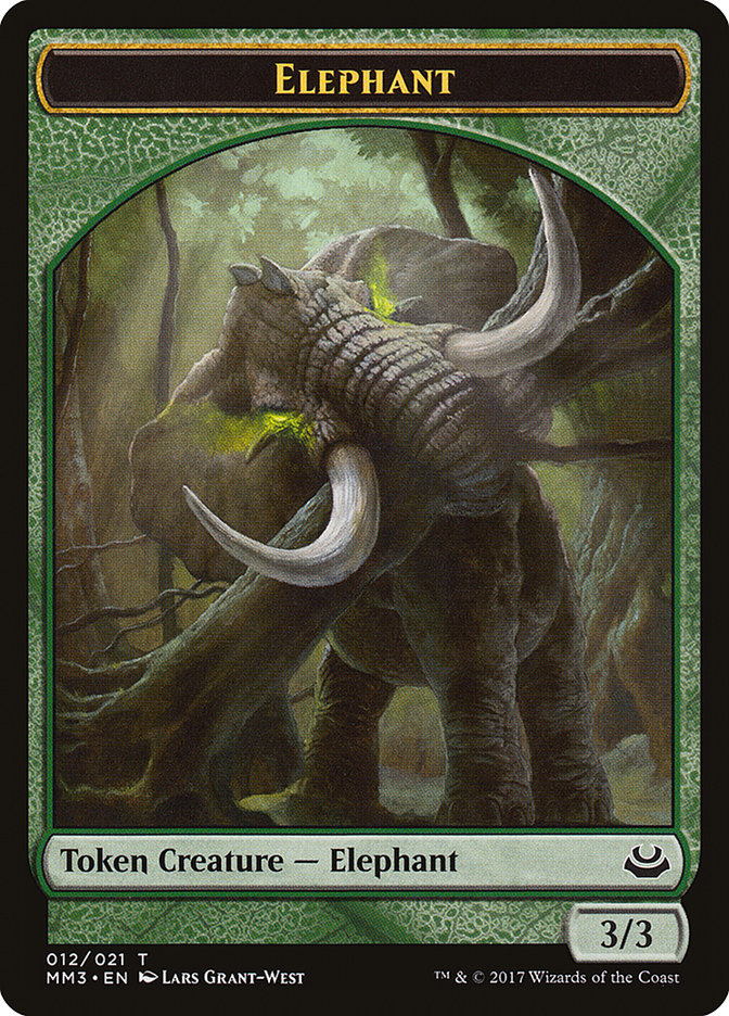 Elephant Token [Modern Masters 2017 Tokens] - Magic: The Gathering - Card Brawlers | Quebec | Canada |