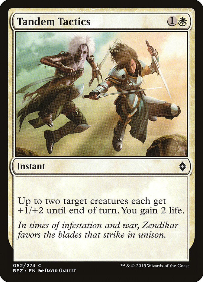 Tandem Tactics [Battle for Zendikar] - Magic: The Gathering - Card Brawlers | Quebec | Canada |