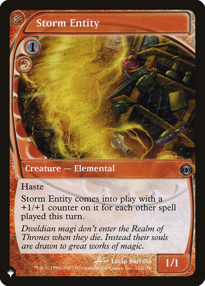 Storm Entity [The List] - Magic: The Gathering - Card Brawlers | Quebec | Canada |