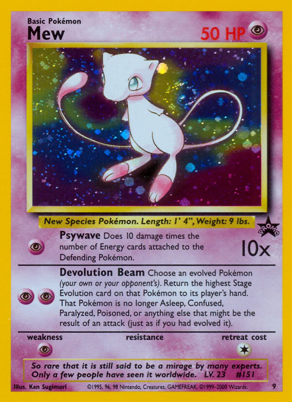 Mew (9) [Wizards of the Coast: Black Star Promos] - Pokémon - Card Brawlers | Quebec | Canada |