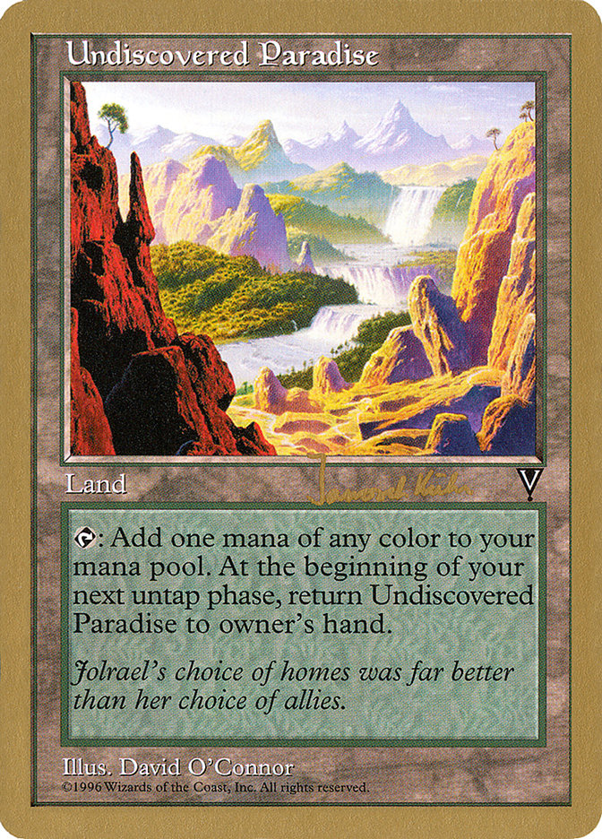 Undiscovered Paradise (Janosch Kuhn) [World Championship Decks 1997] - Magic: The Gathering - Card Brawlers | Quebec | Canada |